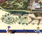 Disneyland 50th Anniversary Map Poster 12x18 Matte Print