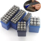 Letters Number Stamps Punch Set Box Metal Punch Tool For Diy Leather Jewelry