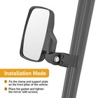 Upgraded Utv Side Rear View Mirrors For Polaris Ranger 570 Xp 900 1000  general