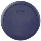 Pyrex 7202-pc 7200-pc 7201-pc 7402-pc Cobalt And Dark Blue 7 Piece Plastic Lids