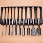 Japanese Chisel Set Of 10 Hand Tool Wood Working  734