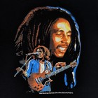 Vtg 1997 Bob Marley T-shirt Men s Large Black Double-sided Graphic 90s Rap Tee