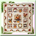 Autumn Harvest Quilt Patterns  Baltimore Album Bom Set 13
