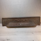 Antique Ornate Architectural Art Deco Victorian Cast Iron Mantle Stove Frame 30 
