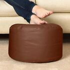 Bean Bag Cover With Footrest Cover Faux Leather Xxxl Size Tan Without Filling