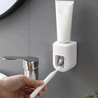 Wall-mounted Automatic Toothpaste Dispenser     Hands-free Squeezer Holder