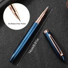 Metal Black Fountain Pen Set  0 38mm Fine Nib Fountain Pen With 10 3 4mm Ink Car