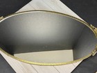 Mid Century 24k Plate Globe Hollywood Style Vanity Set Brush Mirror   Tray