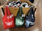 Trader Joe s Canvas Micro Tote With Grocery Bag 2025 Limited Set Of 3