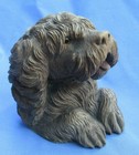 Maltese Inkwell Germany Terrier Black Forest Carved Wood Dog Figurine 4 