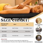 3 Pack Microfiber Massage Table Sheet Set - Salon Spa Facial Bed Covers Soft