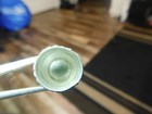  50c  Sterling Silver Sewing Thimble With Gold Tone