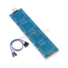 Max7219 Microcontroller 4-in-1 Display Led Dot Matrix Module Green   5p Line Usa