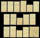 New Guinea 1932 Airmail Bird Of Paradise Overprinted Set Scott C28-c43  Mint Mnh