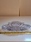 Antique Eapg Sun Purple Pressed Glass Dish