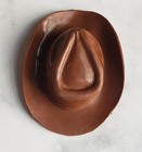 Vintage Marx Johnny West Cowboy Action Figure Accessory Browm Cowboy Hat Lone