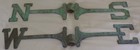 1900 s Victorian Antique Brass Nsew Lightning Rod Weathervane Farm Barn Salvage