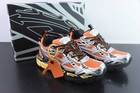 Off Arrow White Be Right Back Unisex Sneakers Silver Orange