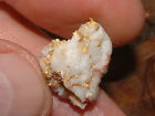 Gold Quartz Specimen 3 8 Grams Natural California Gold In Quartz Micromount