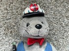 1998 Coca-cola Plush Seal Toy Delivery Outfit 9 Inch Nwt New Tags Gray Beanbag