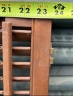 Vtg Window Shutter Wooden Interior Louver Plantation 33 75 Wx 18   t Chippy Shabby