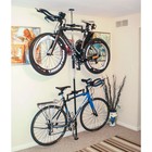 Elevate Outdoor Bike-stand-5 Double Vertical Bicycle Storage Hanger Rack  Fits
