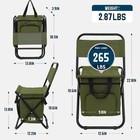 Portable Folding Camping Chair  Lightweight Backrest Stool Compact Folding