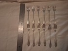 Antique Set Of 12 Frank M  Whiting Sterling Silver Cocktail   Oyster Forks