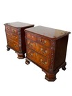 Set Of 2 French Mahogany Nightstands