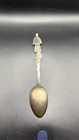 Antique Sterling Silver Patriotic Souvenir Spoon With Soldier   Eagle