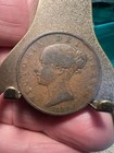 Isle Of Man 1839 Copper 1 2 Penny