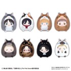 Attack On Titan Tenorinzu Plush Cat Keychain Eren Levi Hange Armin Erwin Jean