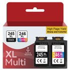 Pg-245xl Cl-246xl Ink Cartridge For Canon Pixma Mg2522 Ts3322 Tr4522 Mg2525 Lot