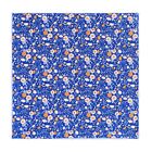 Men s 100 silk Twill Handkerchief Blue Floral Pocket Square 30cm 11 8in Ffr