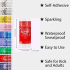 Mysense Red Body Glitter Stick face Hair Christmas 