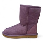 Women s Ugg Classic Short Shearling Winter Midcalf Boots  Raisin Purple