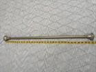 Curtain Rod 28-48 Brushed Nickel Egyptian Round Finials 3 4 