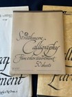 Vintage Lot Of Calligraphy Parchment Paper   Paper 2 Sizes