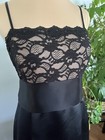 Black Evening Dress W  Bow   Lace Bust - Mother Of Bride groom - Formal Dress