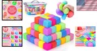 Stress Cube 60 Pack Slow Rising Fidget Squishy Toys For Anxiety Relief