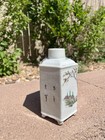 Antique Chinese Hexagonal Famille Rose Tea Caddy No Lid