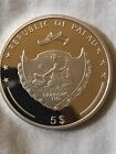 Beautiful Israel Silver Full Ounce  republic Of Palau  5  Coin Unique        