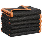 6 Pack Moving Blankets 40  X72  Shipping Packing Blankets Quilted Pads Furniture