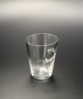 Security Distilling Co Pre-pro Whiskey Shot Glass   Vtg Acid Etched Advertising