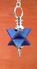 Amethyst Dowsing Pendulum  Crystal Merkaba Pendulum  Purple Merkaba Pendulum