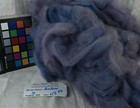 Romney Wool Roving Varigated Blue   Plum Spin Weave Felting Fiber Arts
