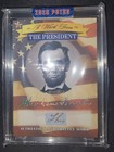 Abraham Lincoln A Word From The President Handwritten Word 2020 Potus Card