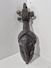 Vintage Nepali Wood Hand Carved Elephant   Eagle Sarangi Folk Music Instrument