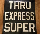 C1920s Vintage Nyc Subway Train Car Old Antique Roll Sign Bronx Brooklyn Queens