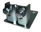  2  Pallet Racking Universal Foot Plates For Uprights  Nuts  Bolts  Washer Added